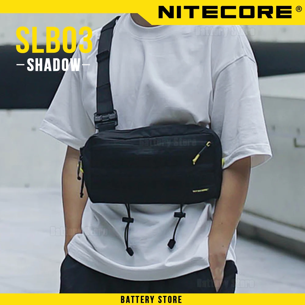 NITECORE SLB03 메신저 백, 남성 숄더백 슬링백, EDC 웨이스트 백..