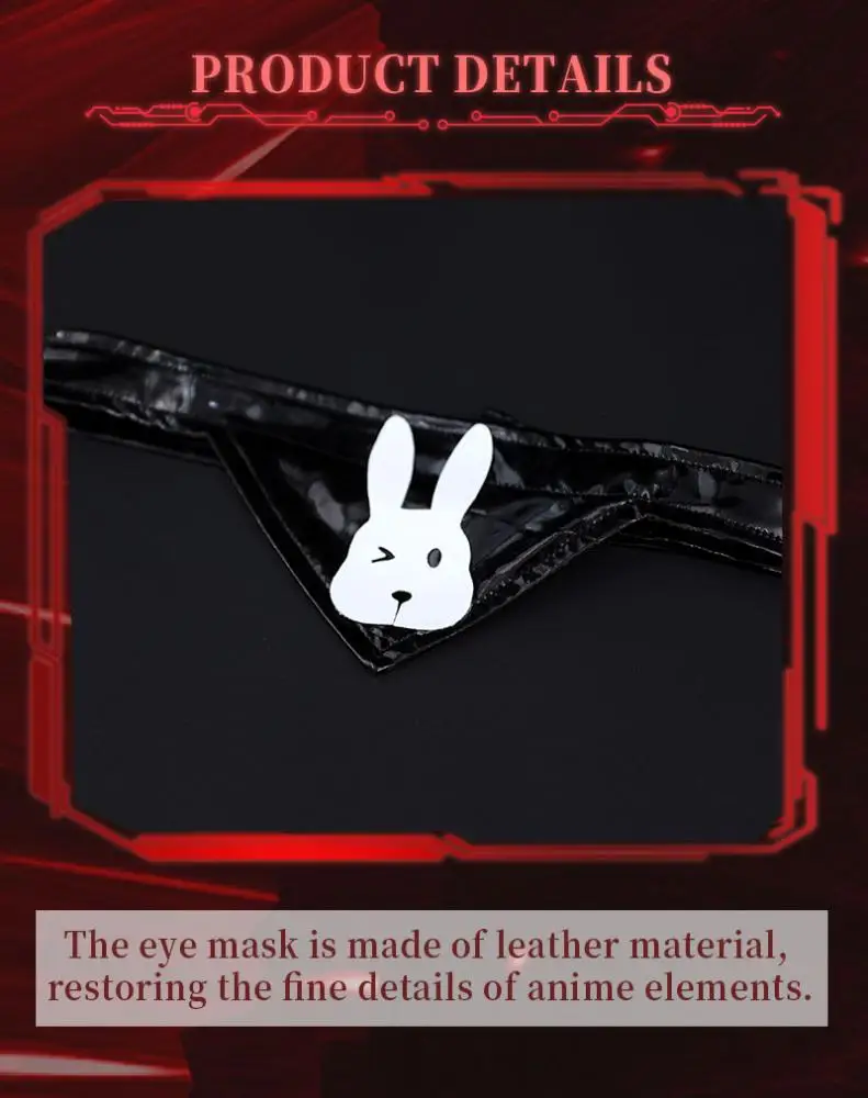 Asuka Bunny Girl Cosplay Kostüm - Roter Jumpsuit Uniform für Halloween 20 Asuka Bunny Girl Cosplay Kostüm - Roter Jumpsuit Uniform für Halloween 9