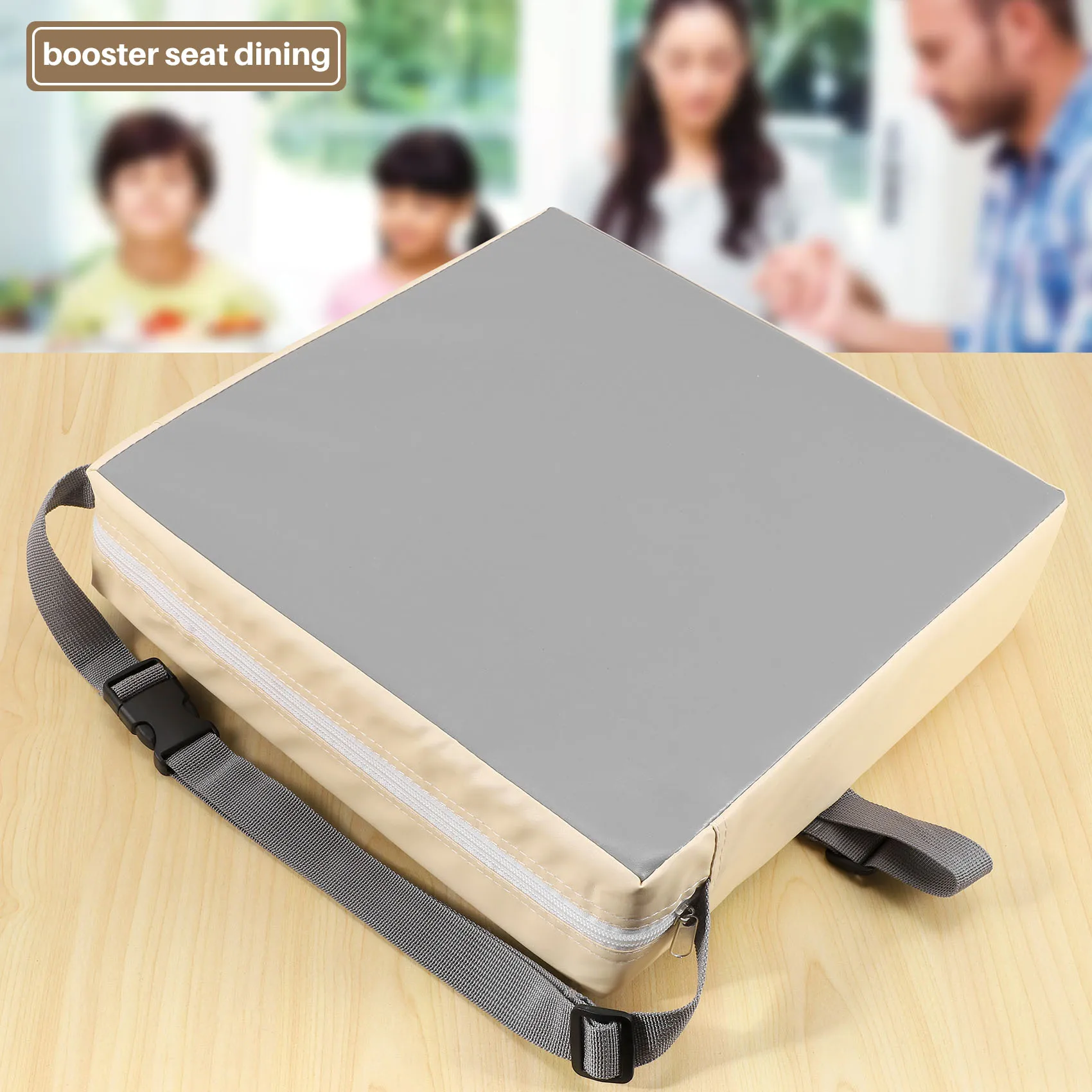 B78B-Chair Cuscino crescente Cuscino per seggiolone regolabile smontabile portatile per bambini per bambini - immagine 3