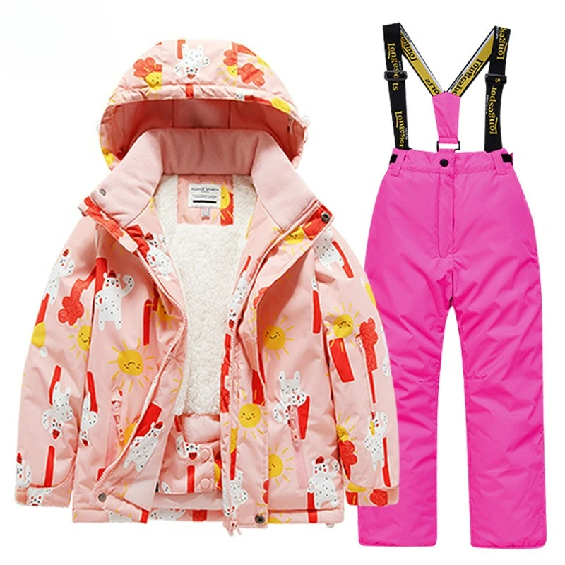5-15T 어린이 소녀 소년 스키복 스노우보드 코트 바지 방수 방풍 따뜻한 어린이 야외 스포츠웨어 스노우보드 스키복