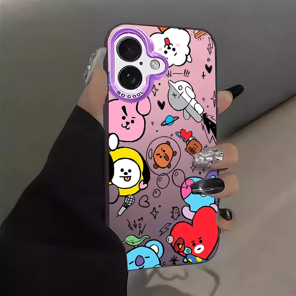Cartoon Design BT21 Phone Case - Stylish and Durable Protection