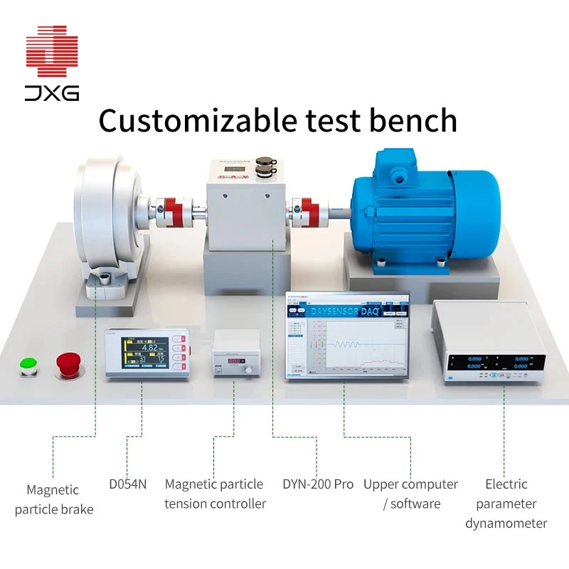 High Precision 0.5-2000Nm Dynamic Torque Sensor Load Cell, 10000rpm with Display for Motor Testing