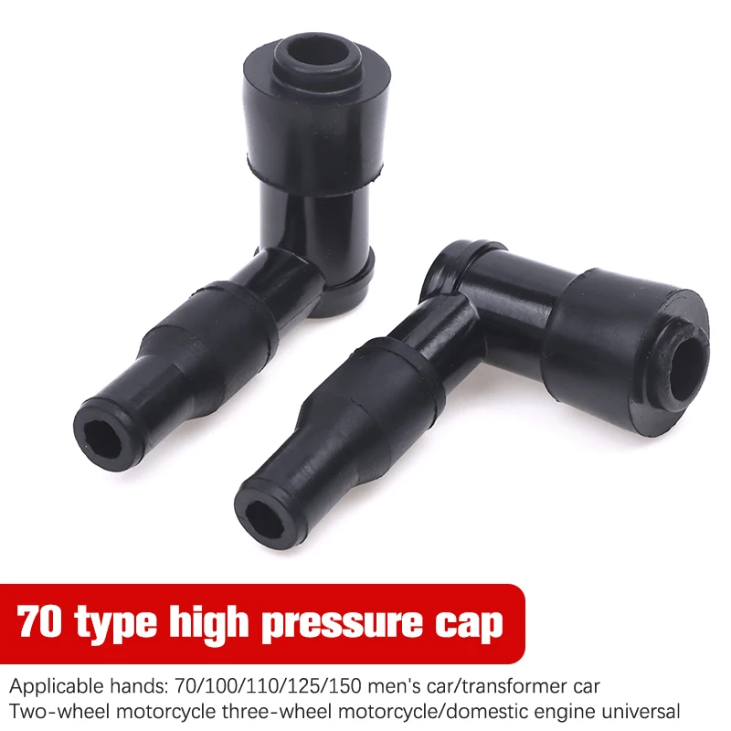 

2 Pcs Universal Motorcycle Ignition Spark Plug Cap Moped Scooter Dirt Bike Straddle Type Motorcycle Cub Underbone Spare Parts