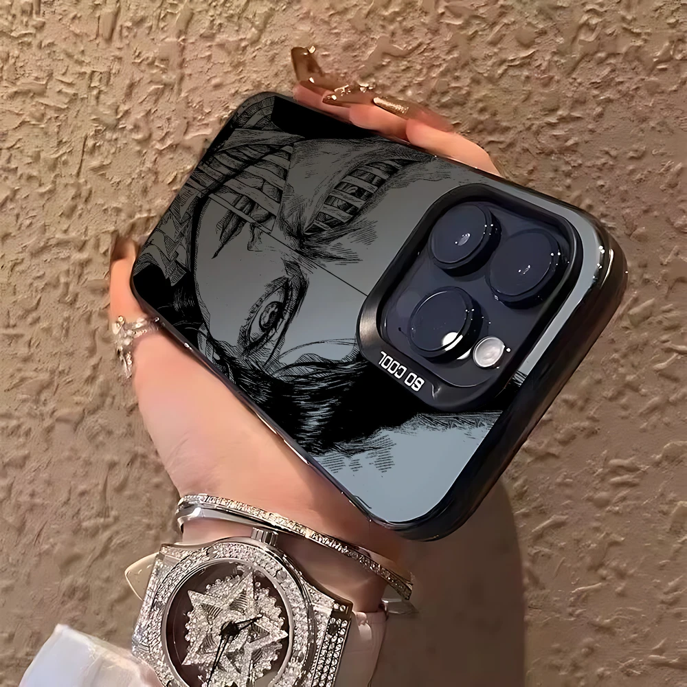 Luxury Hot Anime Attack On Titan Matte Phone Case