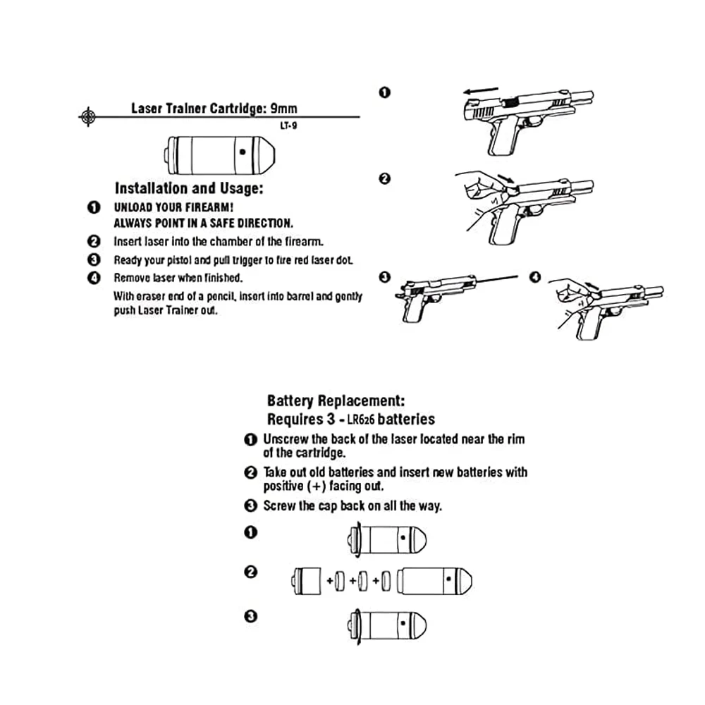 Laser Sight Red Dot Laser Sight Laser Bore Sight Dry Fire Trainer