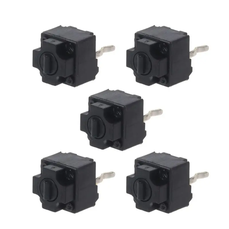 

5Pcs Original Mouse Square Micro Switch Button EVQP0E07K Baolei Shark IE4.0 Black Spots 6x6x7.45