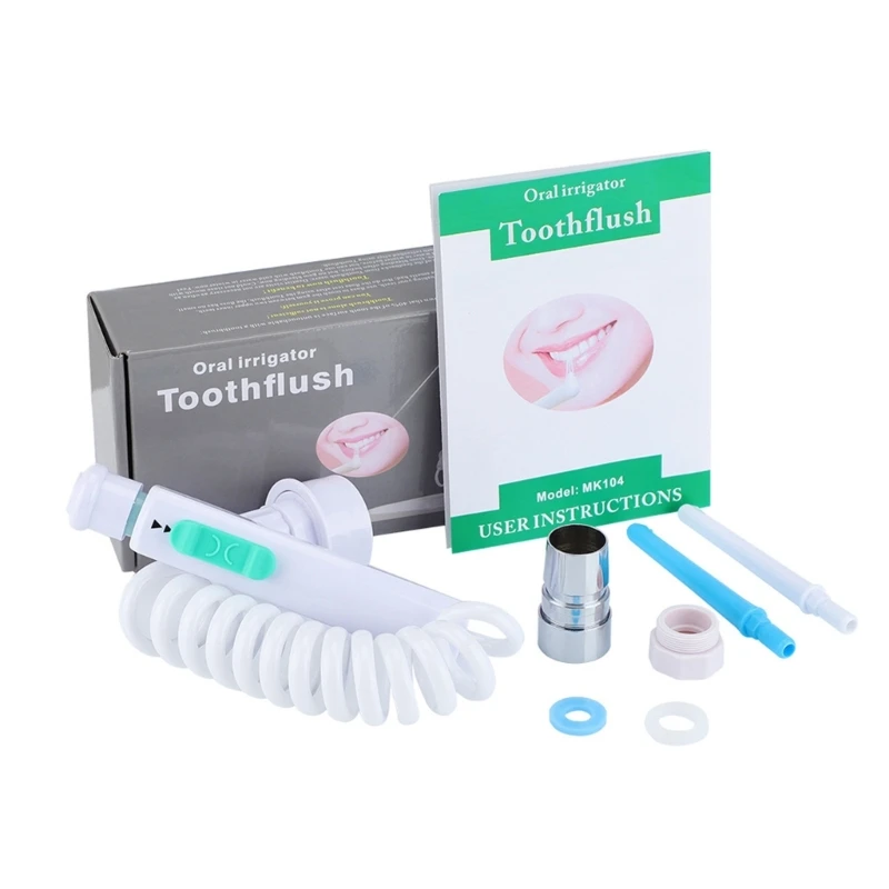 

Dental Water Flosser Faucet Irrigator Dental Irrigator Portable Dental Water Jet Teeth Cleaning and Washing Dropship