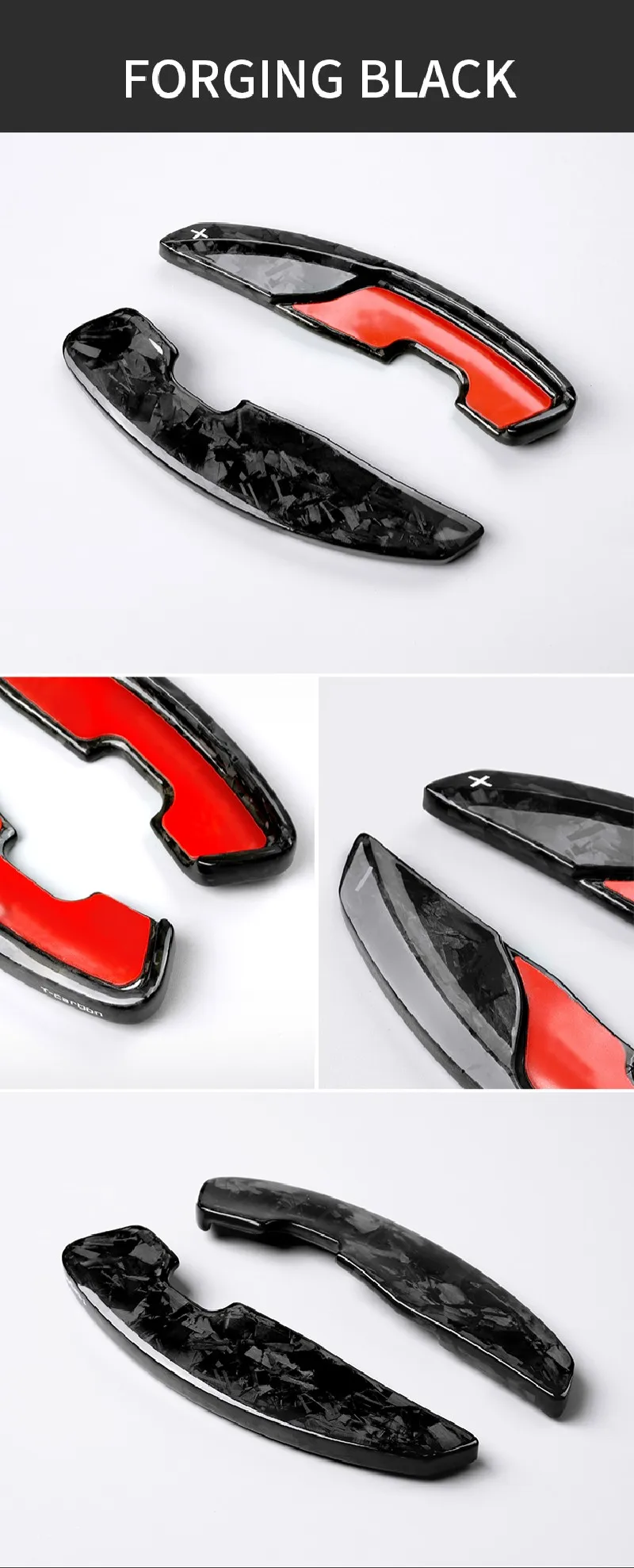 T-carbon Steering Wheel Extension Shift Paddle Shifter For Lexus ES IS UX Carbon Fiber Paddle Shift