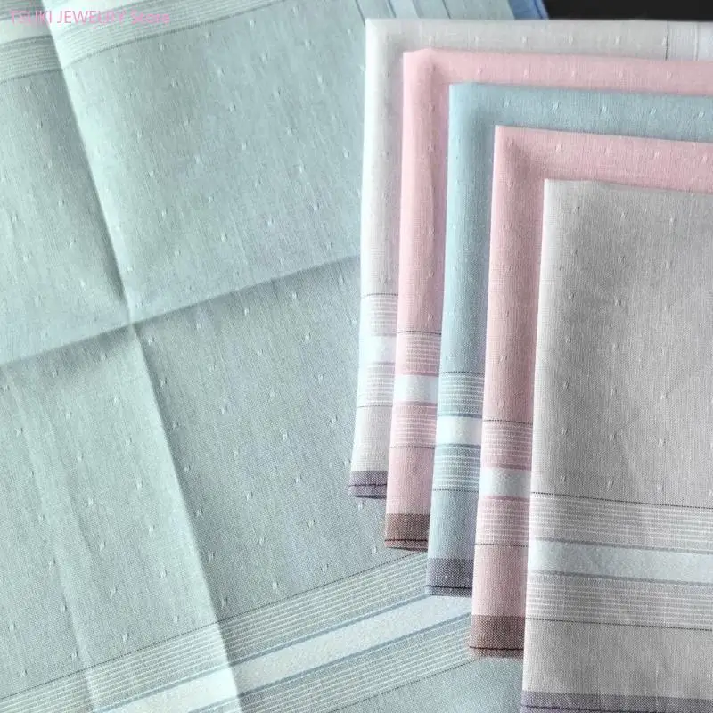 62KE 29 x 29 Turban-Taschentuch, Unisex, Gesichtstuch, Schweißtücher, Bandanas, Taschentücher, 6 Stück – Detail 9