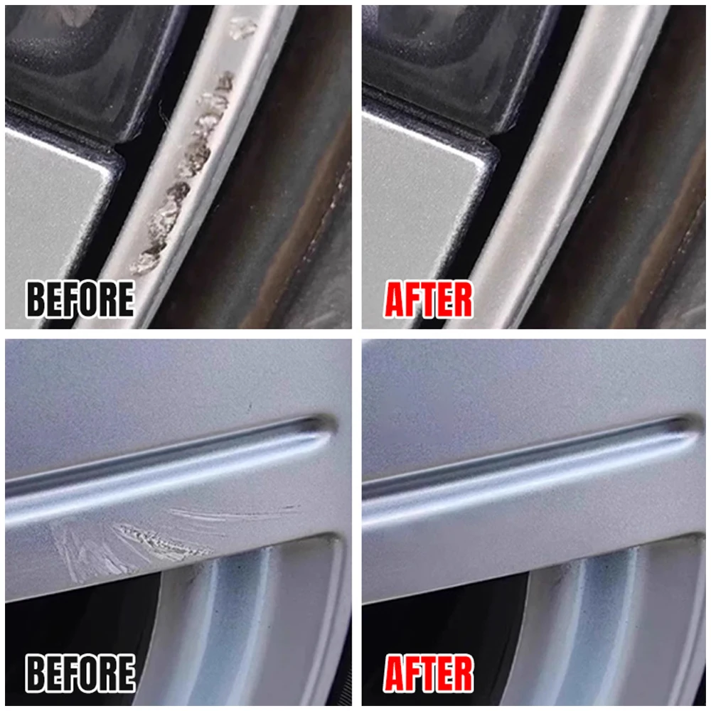 Wheel Repair Kit 120g Car Wheel Hub Scratch Repair Kit Alloy Steel Rim Restore Swirl Removal Polishing Cream with Sponge for TOYOTA COROLLA CAMRY