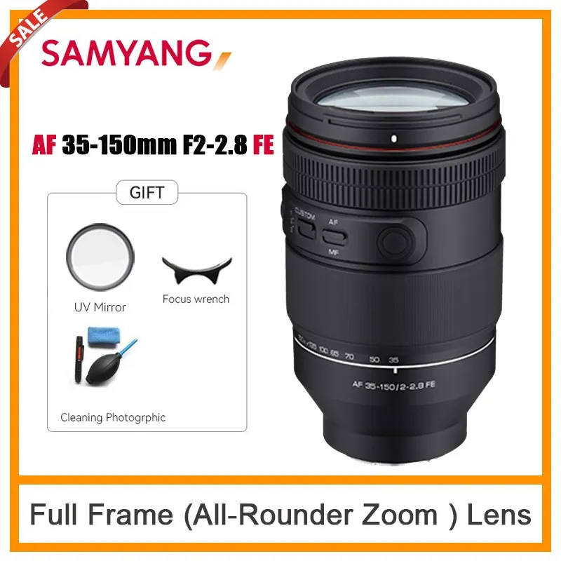 Samyang Af 35-150Mm F2-2.8 Fe Obiettivo Zoom Con Messa A Fuoco Automatica Full-Frame Per Fotocamera Sony Fe Come Sony Zv E10 A7R4 A7M3 A6600 A6300