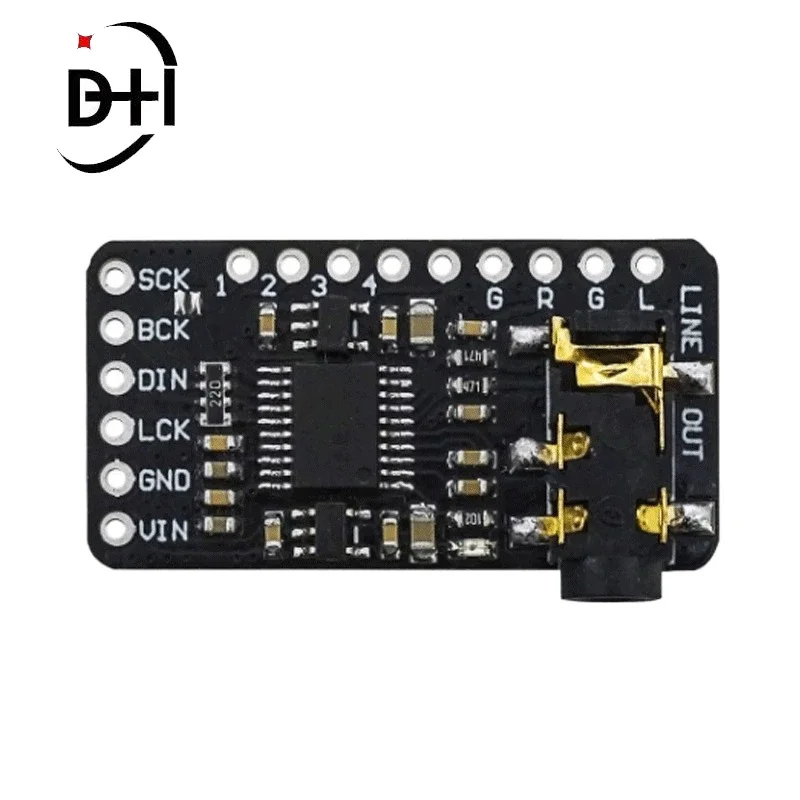 Interfaccia I2S Pcm5102A Dac Decoder Gy-Pcm5102 Modulo Lettore I2S Per Scheda Formato Raspberry Pi Phat Scheda Audio Digitale Pcm5102