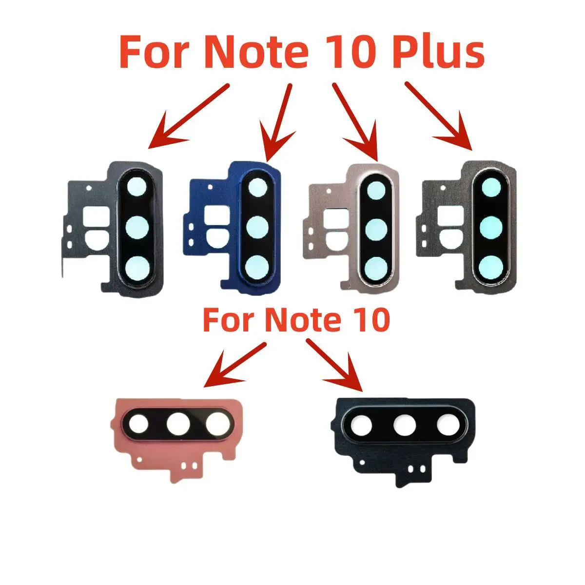 Per Samsung Galaxy Note 10 Plus/Note10 Cover Ad Anello Per Obiettivo Posteriore Della Fotocamera Con Cornice Per Samsung Galaxy Note 10 Plus/Note10
