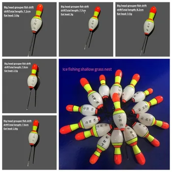 Coda lunga Volte di pesce Durevole Multi dimensioni Squisita Durevole Coda spessa Squisita coda spessa Galleggianti in legno di balsa Accessori per la pesca