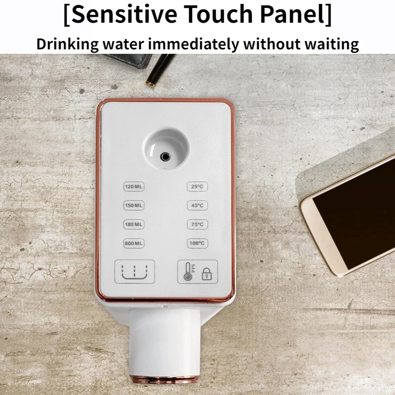 Instant Water Dispenser, Household Small Desktop Direct Water Dispenser, Desktop Fast Heater, Integrated Dispenser