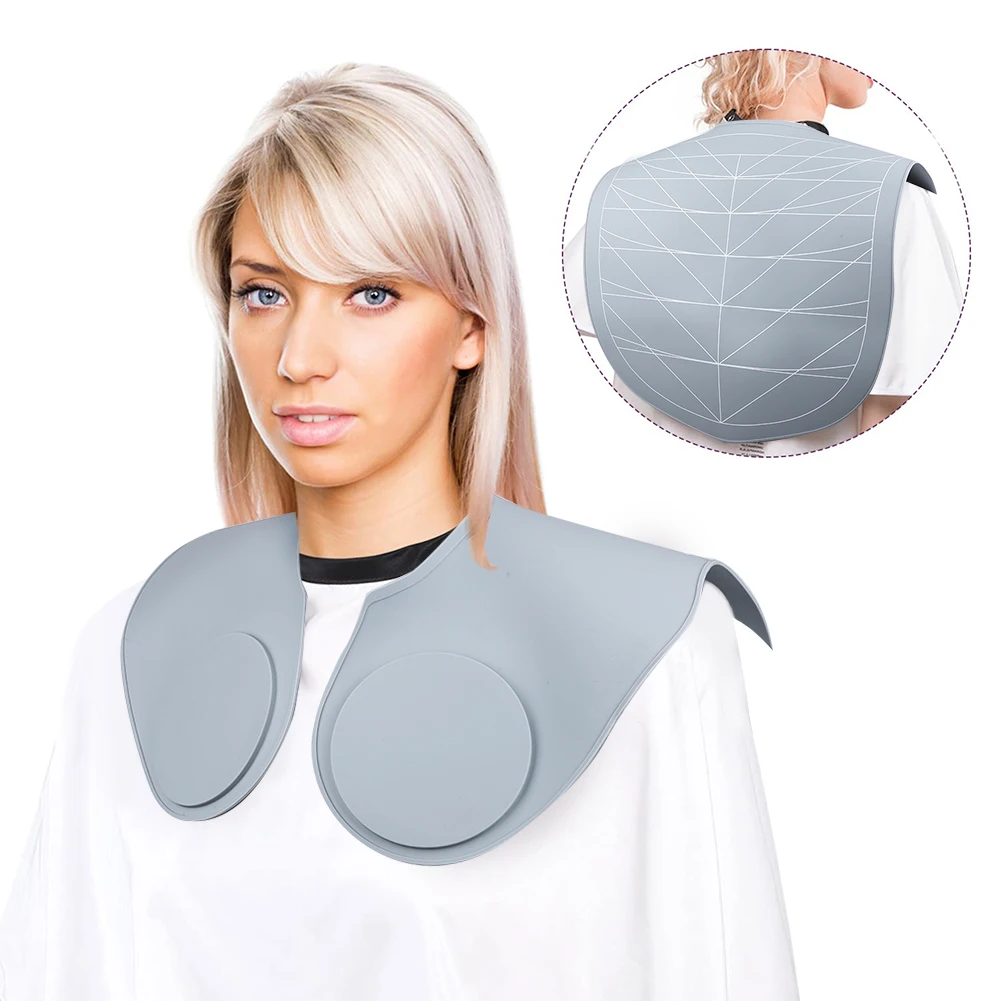 SiliconeHairCuttingGuideCollarWaterproofCuttingCapewith