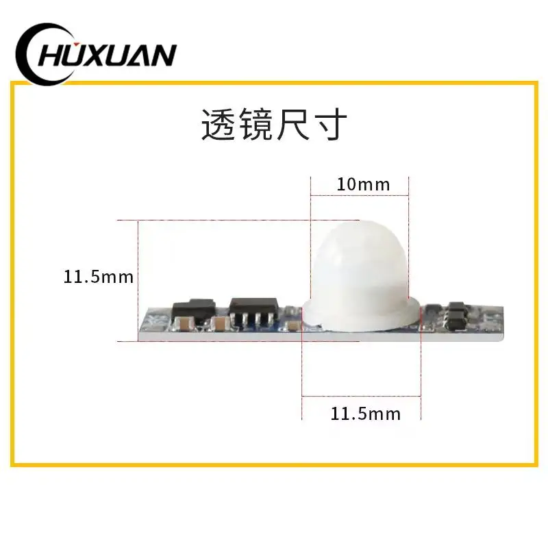 LED Dimmer Switch Smart Light Switch Smart Dimmer Switch LED Strip Switch Lamp Dimmer 1pc Induction Module 5v 12v 24v 4A Turn On/off Dimmable Touchless Ir Hand Sweep Wave Wardobe Cabinet PIR Induction Sensor Switch