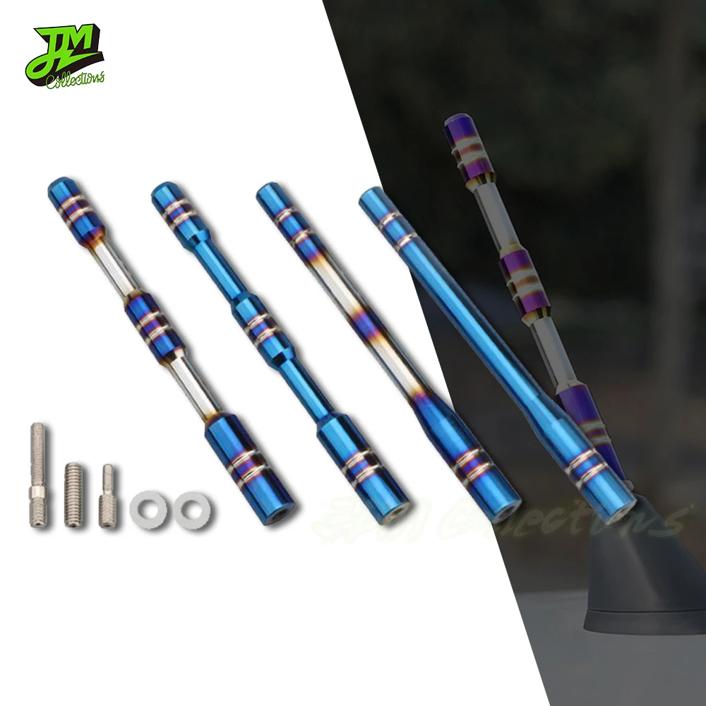 

13cm Universal Car Antenna Aerial Burnt Blue Radio Antenna For BMW Ford Focus Peugeot Citroen Opel Skoda Toyota Dodge Accessory