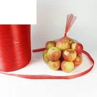 Fruit Woven Nylon Plastic  Bag Garlic Egg Mesh Bag Rolled Mesh Cutting Mesh Rope Packing Vegetables and Fruits 2