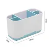 Creative Home Desktop Storage Box Bathroom Finishing Grid Storage Box Plastic Toothbrush Rack Washstand Storage Box 4