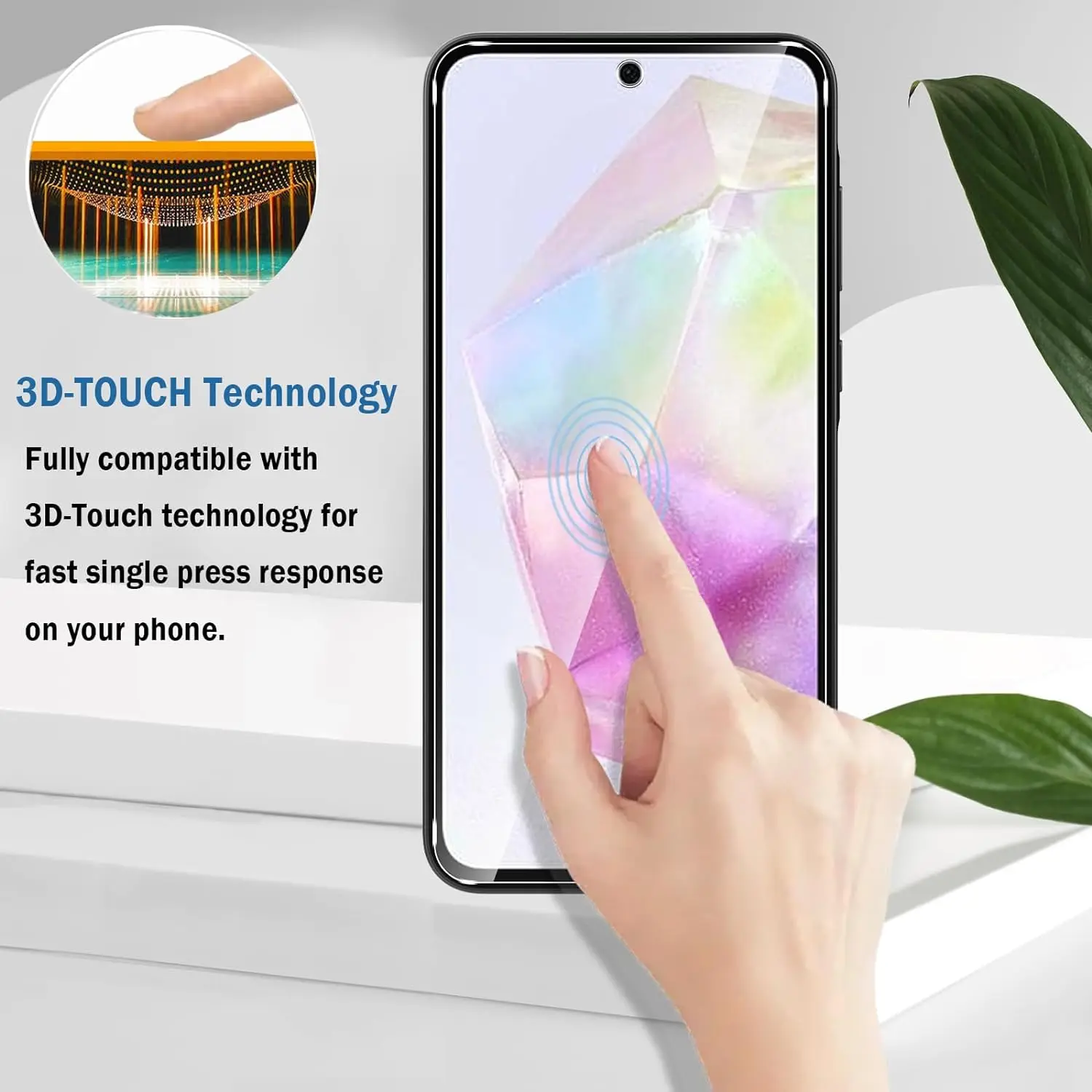 1/4Pcs Protective Tempered Glass For Samsung Galaxy A35 5G Screen Protector 4