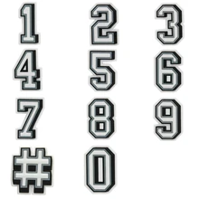 

1pcs PVC Shoe Charms Croc 1-9 Number JIBZ Cartoon Shoe Accessories Buckle Decorations DIY Letter Shoe Charm for Kid Gift