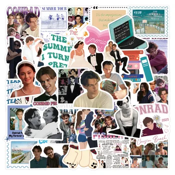 55 pezzi The Summer I Turned Pretty Stickers Cousins Beach Decalcomanie per telefono Notebook Valigia Skateboard Adesivo impermeabile fai da te