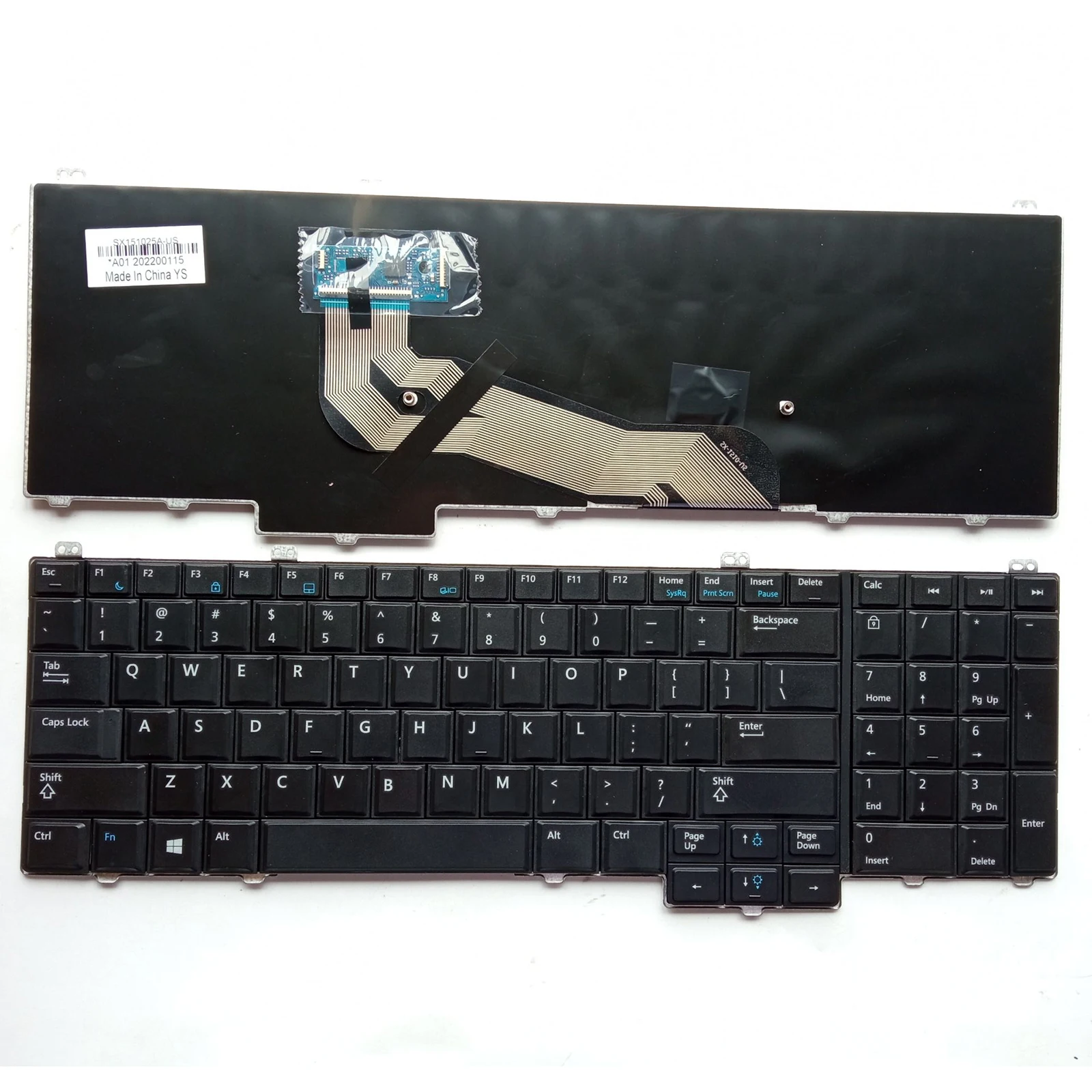 Nuova Tastiera Usa Dell Latitude E5540 E6540 Originale Qwerty 0 F63X6 F63X6