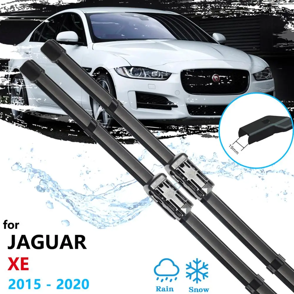 for Jaguar XE 2015 2016 2017 2018 2019 Car Front Wiper Blades Windows