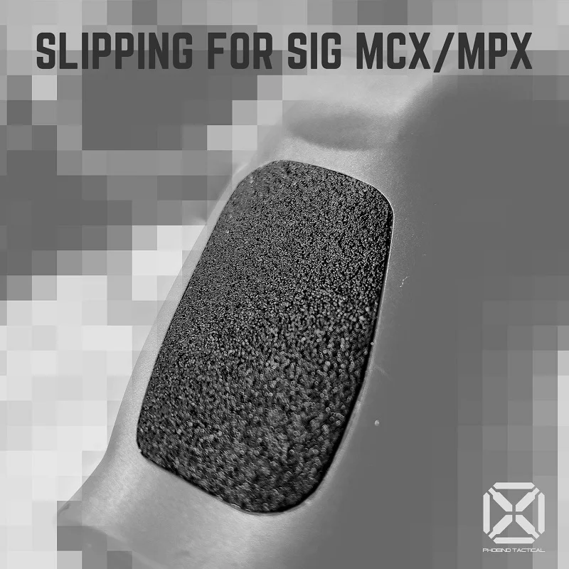 Hunting Supplies Emery Black Anti-skid Sticker Sig McX / MPX Special Laser Cutting Special