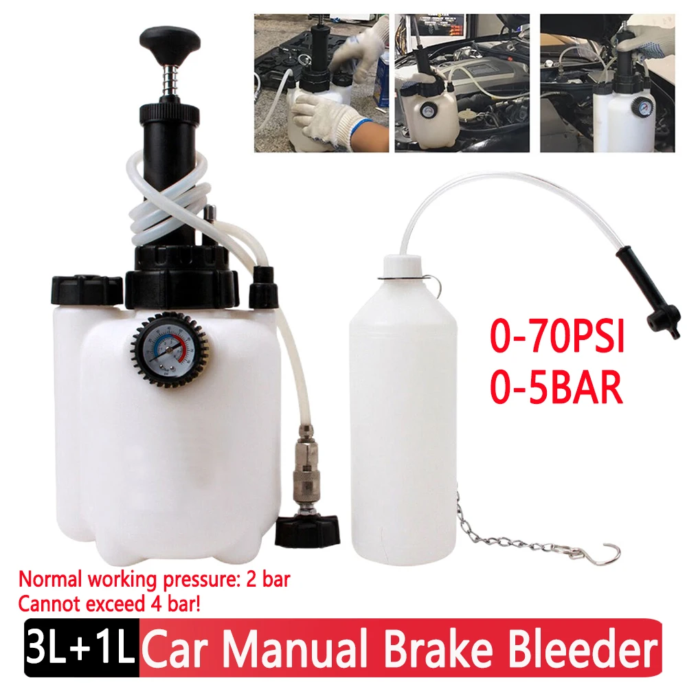 3L500MLBrakeFluidsReplacementToolVoltageDisplayHydraulicClutch