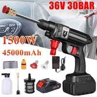 Portable High Pressure Washer 30Bar High Pressure Car Washer with Li-ion Batter Wireless Car Wash Machine for Auto Home Cleaning 1