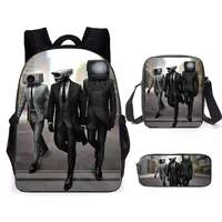 Skibidi Toilet Children's Backpack Boy School Bag for Backpack Anime Boys Girls Anime Cartoon School Bag Mochila 4