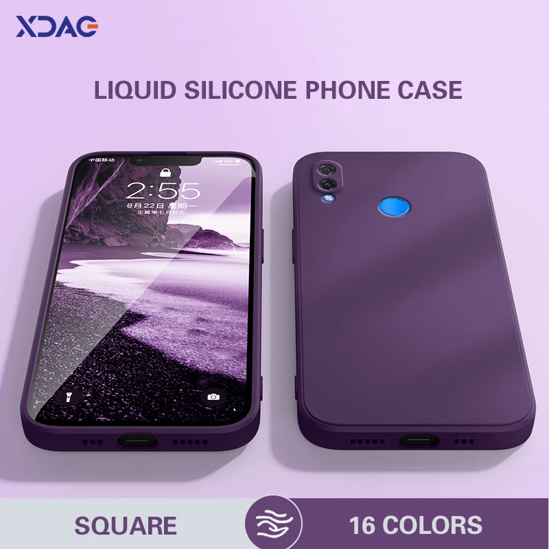 Luxury Shockproof Silicone Phone Case with Camera Protection and Soft Back Cover