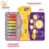 3IN1 Multifunctional Music Play Mat Piano Keyboard Dance Floor Drum Game Playmat Sensory Education Toys for Children Kids Gifts 3
