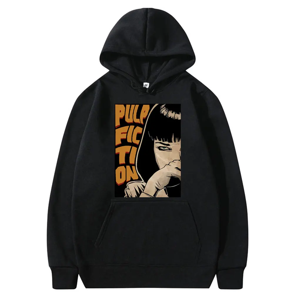 

Movies Quentin Tarantino Pulp Fiction Graphic Hoodie Male Eu Plus Size Oversized Hoodies Men Women Classic Vintage Sweatshirt