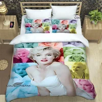 Marilyn Monroe printed Bedding Sets exquisite bed supplies set duvet cover comforter set bedding set luxury Birthday Gift 1