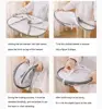 Herb Drying Rack 3 Layer Hanging Mesh Net for Plants Hanging Drying Fish Net Foldable Hanging Mesh Dryer for Buds, Fruits 4