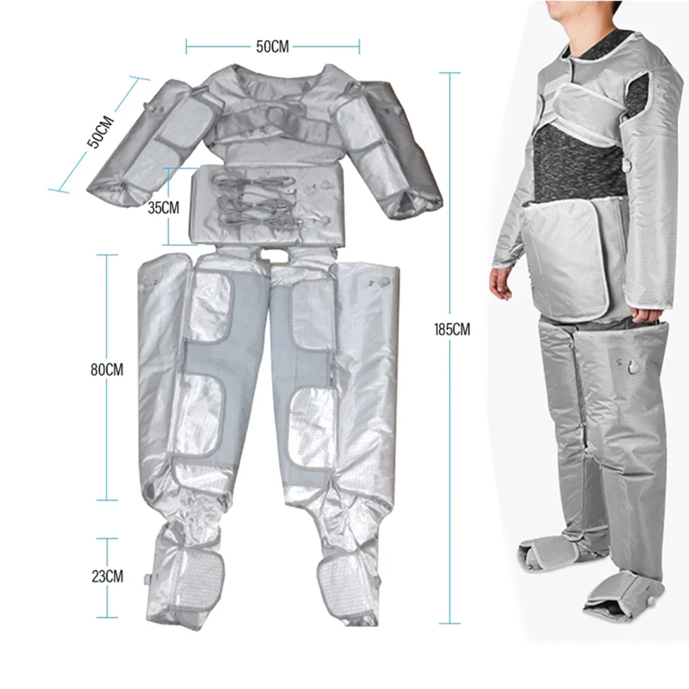 Professional Air Pressure Heating Slimming Full Conjoined Negative Body Shaper Massage Device for Spa_voghion.com