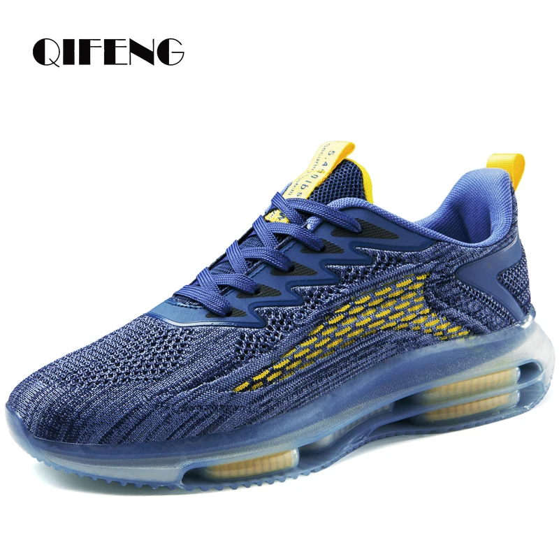 

2022 Men Mesh Casual Sneakers Trendy Air Mesh Sport Shoes Breathable Summer Light Fashion Black Footwear Autumn Mens Gym Shoes