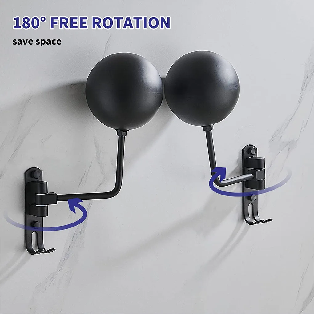 Motorcycle Helmet Holder Wall Mount Aluminum Baseball helmet Display Holder 180 Degree Hanger Household Bracket Accessories