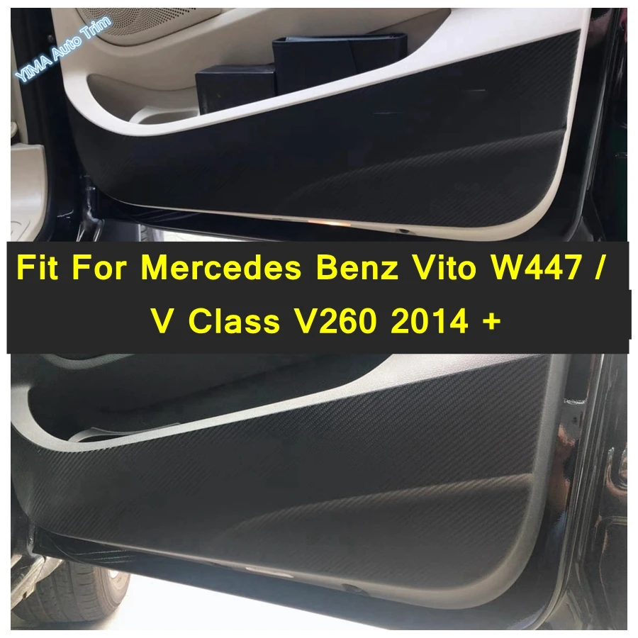 

Car Door Anti Kick Pad Protection Side Edge Film Stickers Carbon Fiber For Mercedes Benz Vito W447 / V Class V260 2014 - 2021