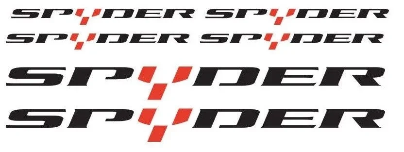 Per 6 Decalcomanie Adesive Can-Am Spyder 13 ''E 6''