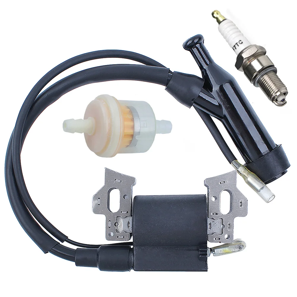lgnition Coil Spark Plug for Predator 212cc 5.5 6.5 HP 69730 69727 196cc Coleman Ct200u Baja MB200 Motovox Gx160 Gx200