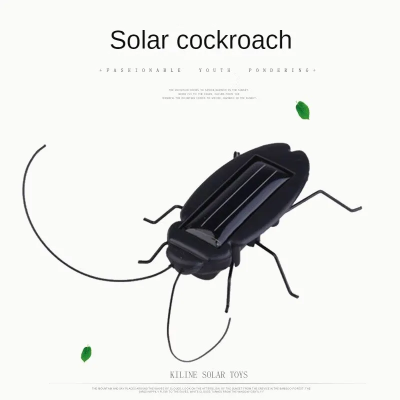 Solar Powered Science Cockroaches Toys Christmas Birthday Gift