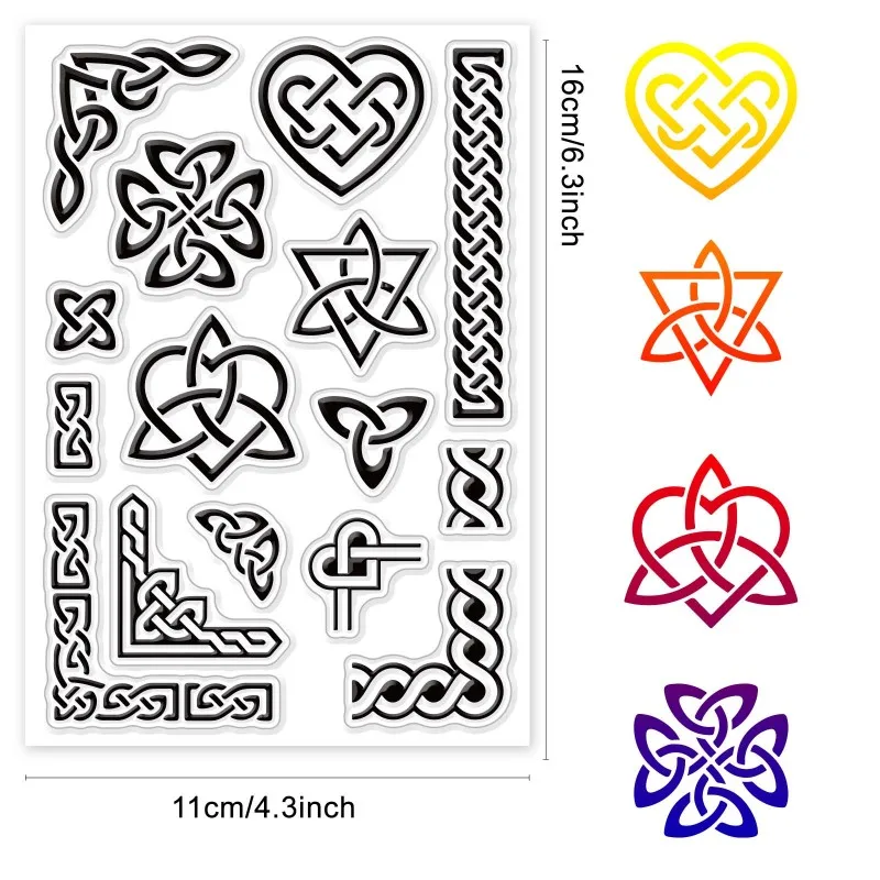 CHGCRAFT Get Well Soon Benediction Timbro trasparente in silicone Timbri trasparenti artigianali per fai da te Scrapbooking Photo Album Decorative
