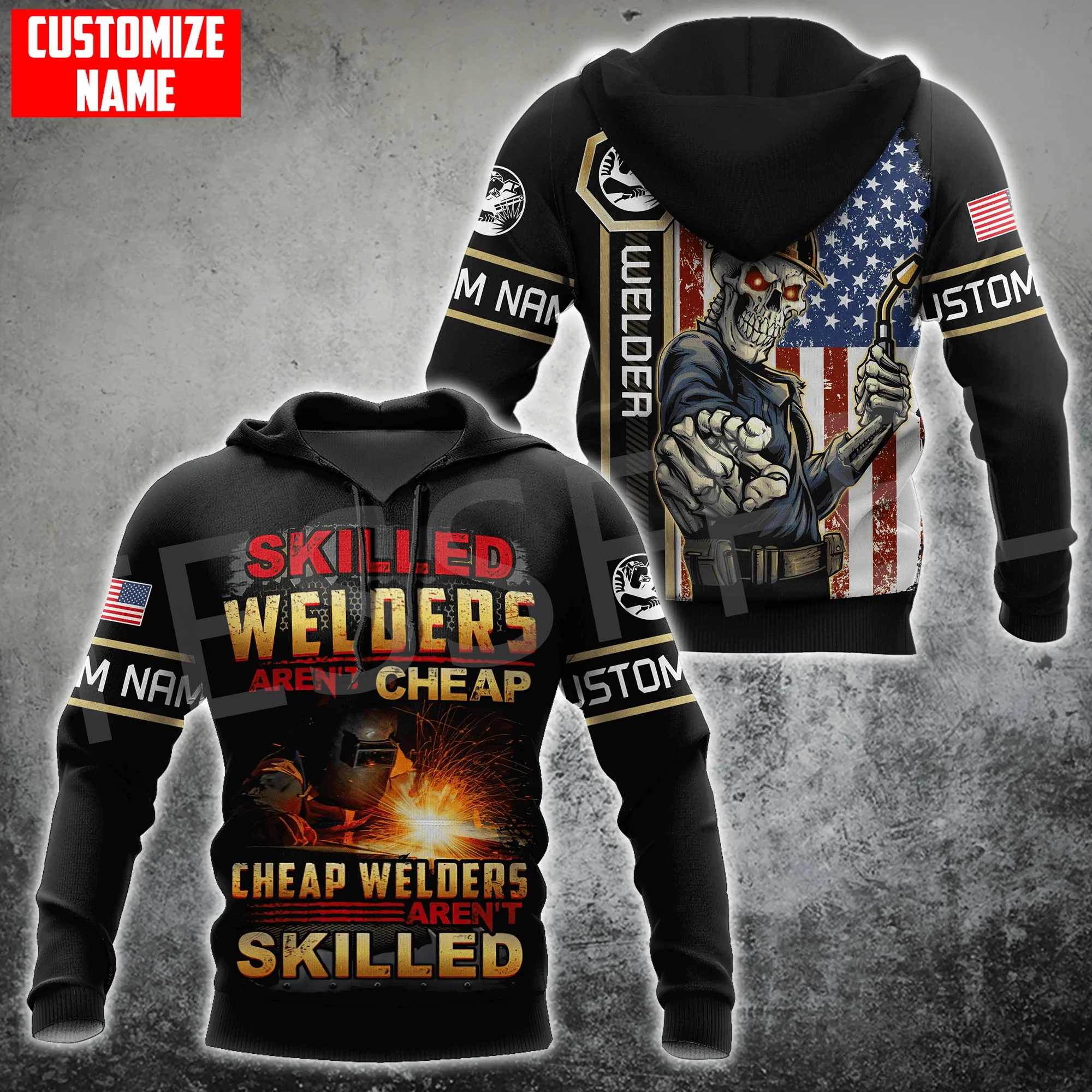 NewFashion Worker Welder Nation Retro Tracksuit Harajuku 3DPrint Men/Women Pullover Streetwear Casual Funny Jacket Hoodies X20