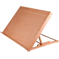 Artist Adjustable Portable Drawing Board Stand Easel A4 with 2 Positions Tabletop Easel Painting Easel with Smooth Surface 6