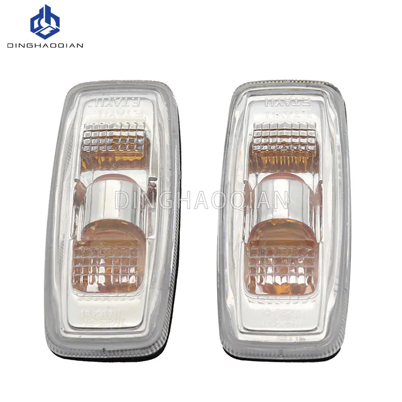 2 Pcs Front Side Fender Turn Signal Light 26160-9Y000 For Nissan