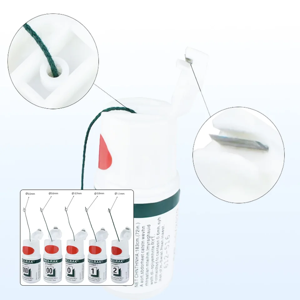 Fil Rétracteur Gingival Dentaire – 2 Pièces – Usage Unique – Soin Des Gencives